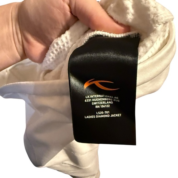 Kjus Diamond White Fleece Ladies Jacket Size XXS - Picture 4 of 5